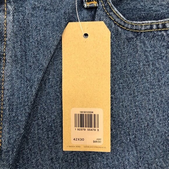 LEVI’S 541 Athletic Taper Relaxed Jeans 42x30 - Picture 6 of 12